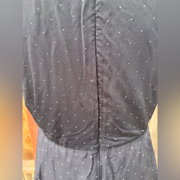 MaxMara Black Wrap polka dot Dress - size L - Picture 7 of 9